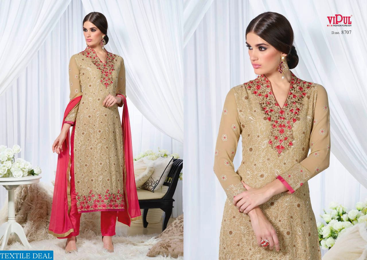 Vipul Dcat-87 Wholesale Trendy Straight long Suits catalog
